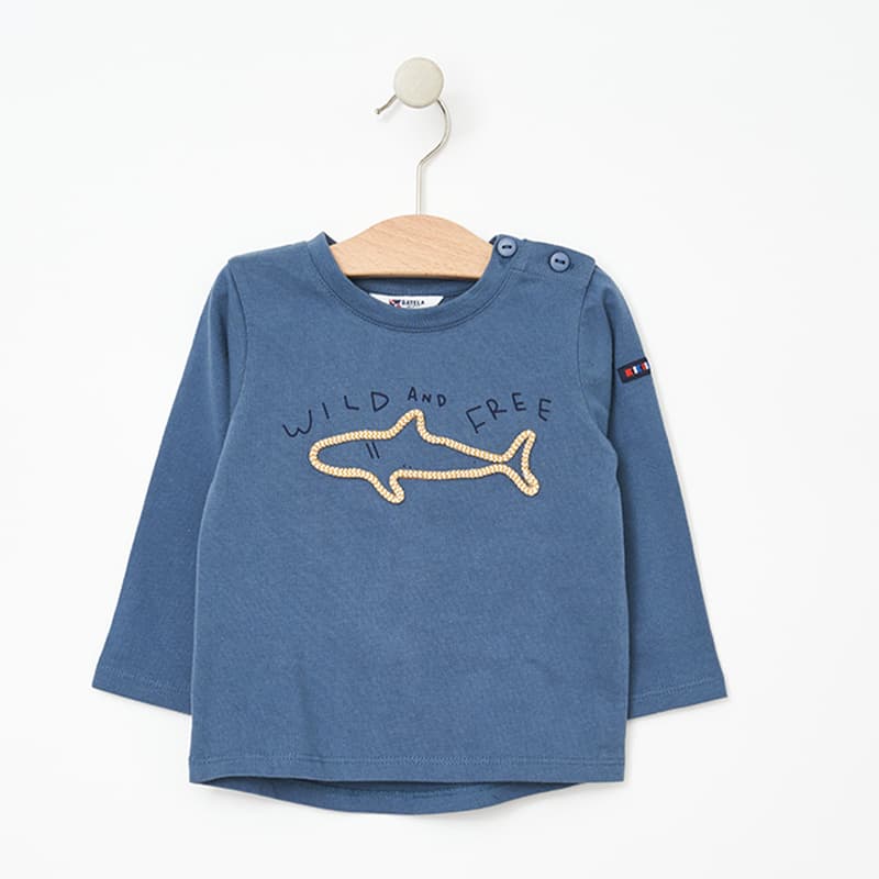 T-shirt BATELA Wild and Free 6 Mois BS Bering Sea