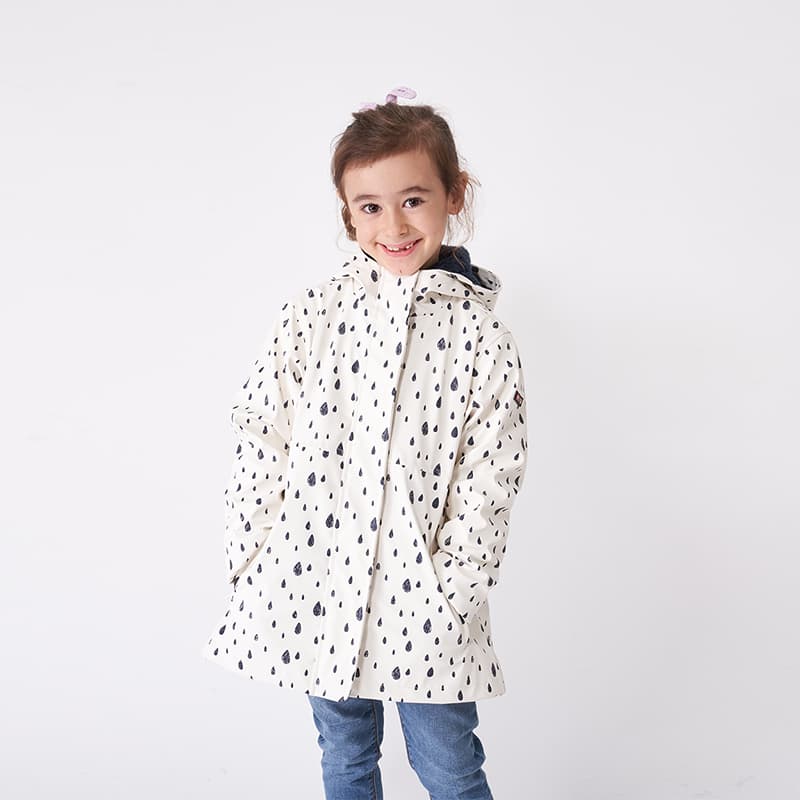 Ciré à motifs doublé sherpa BATELA 2 Ans DR Droplets