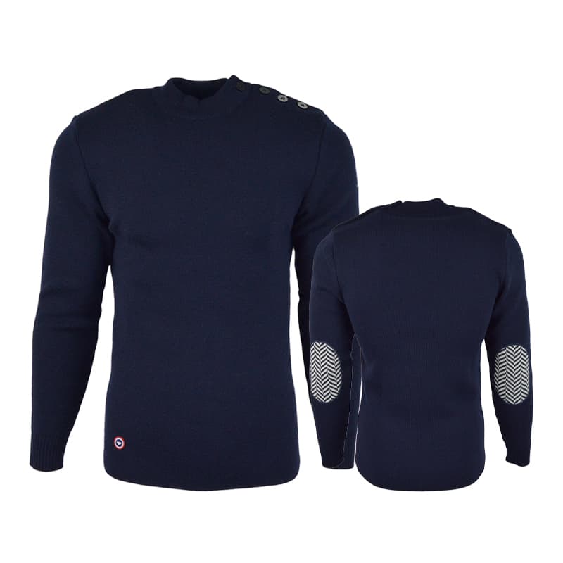 Pull SAINT JAMES X Le Slip Français Matelot 2XL Marine/Ecru
