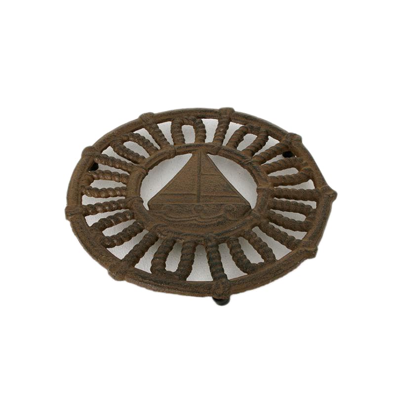 Dessous de plat en fonte "Voilier"