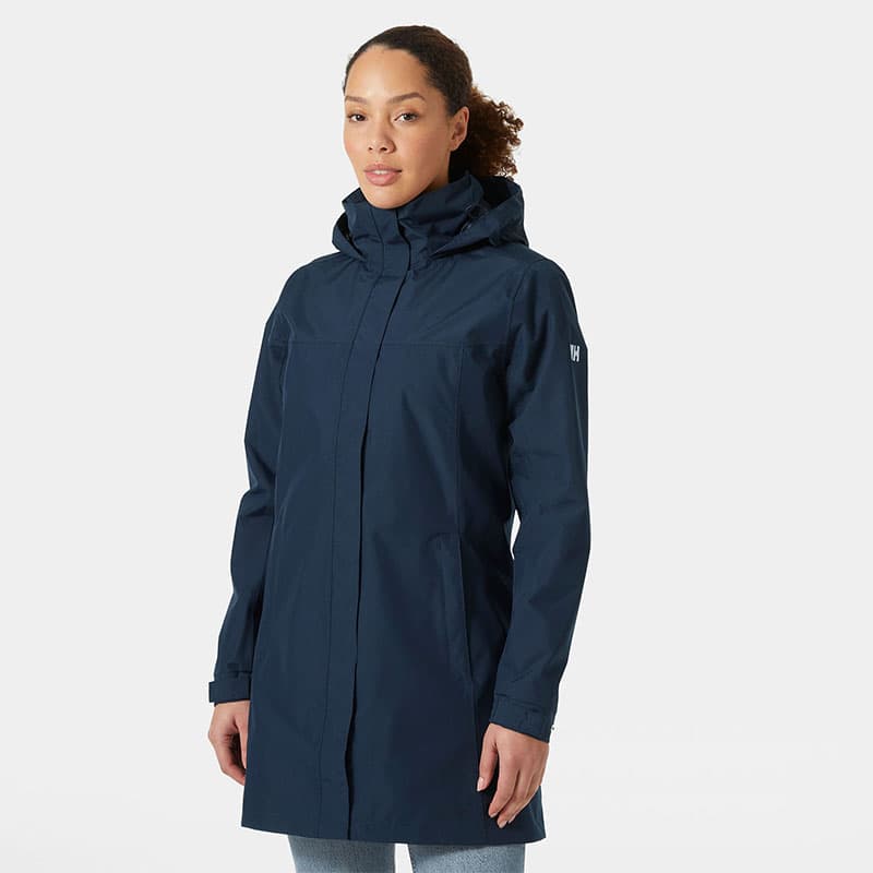 Veste longue imperméable HELLY HANSEN W Aden S 597 Navy