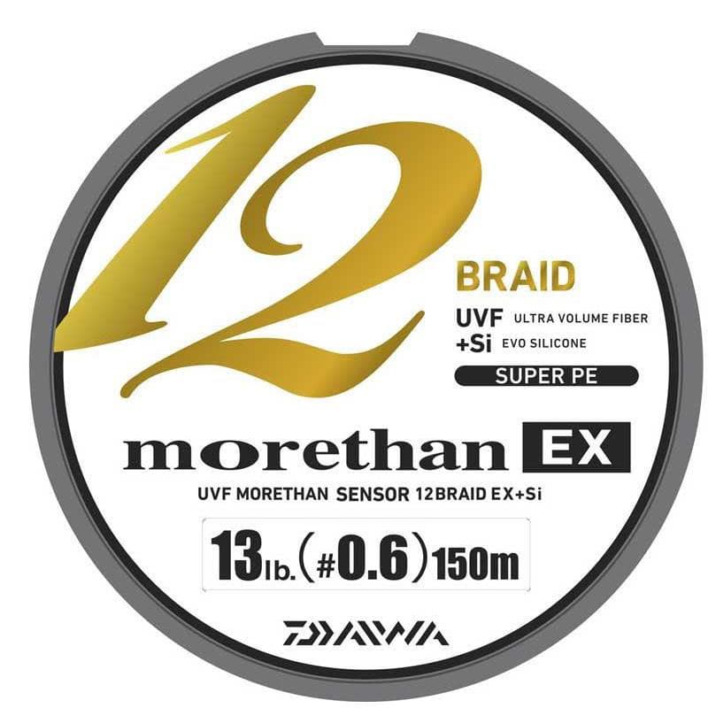 Tresse DAIWA Moreth. 12B - Chartreuse - 135M 135M 0.16LG