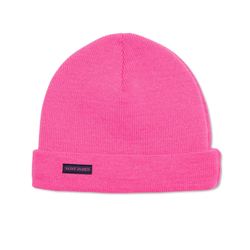 Bonnet de quart uni SAINT JAMES TU Rose Fluo