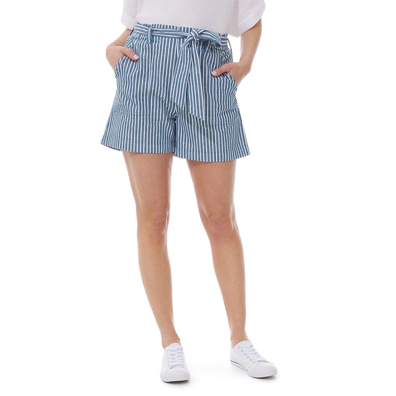 Short MOUSQUETON Noeline-B 42 Abysse/Blanc
