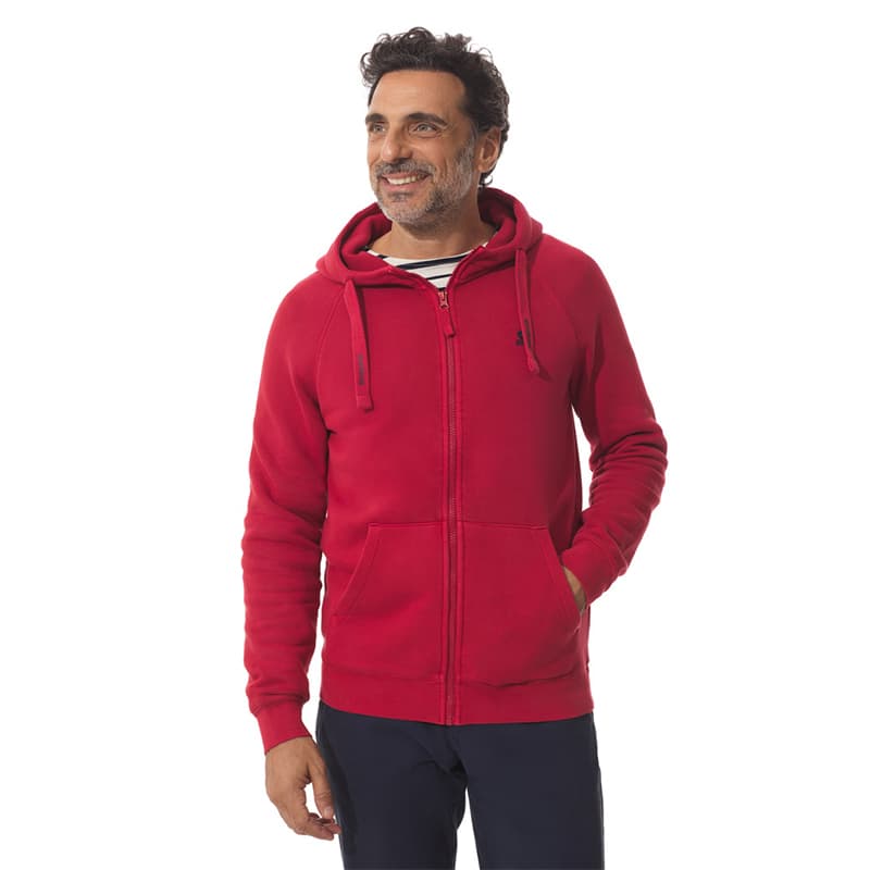 Sweat zippé MOUSQUETON Kleger L Chili