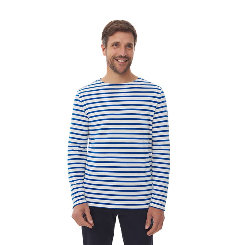 Marinière MOUSQUETON Mario-B 2XL Ecru/Nautic