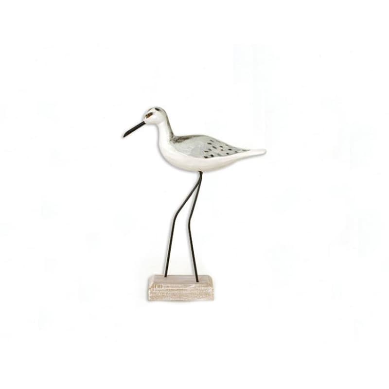 Echassier sur socle "Aigrette"