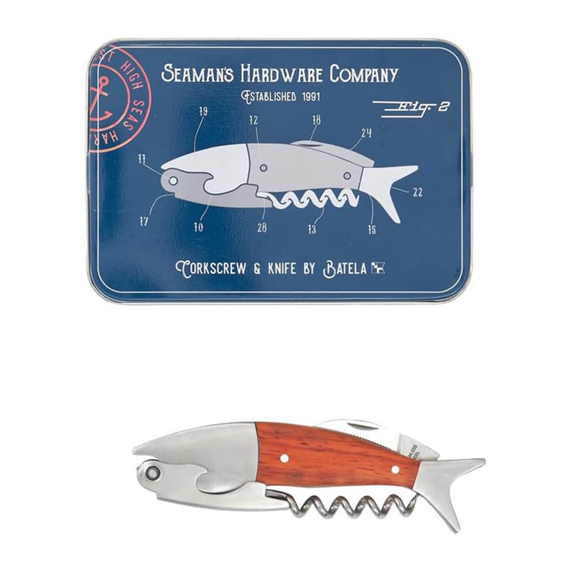 Coffret Tire-bouchon décapsuleur "Poisson"