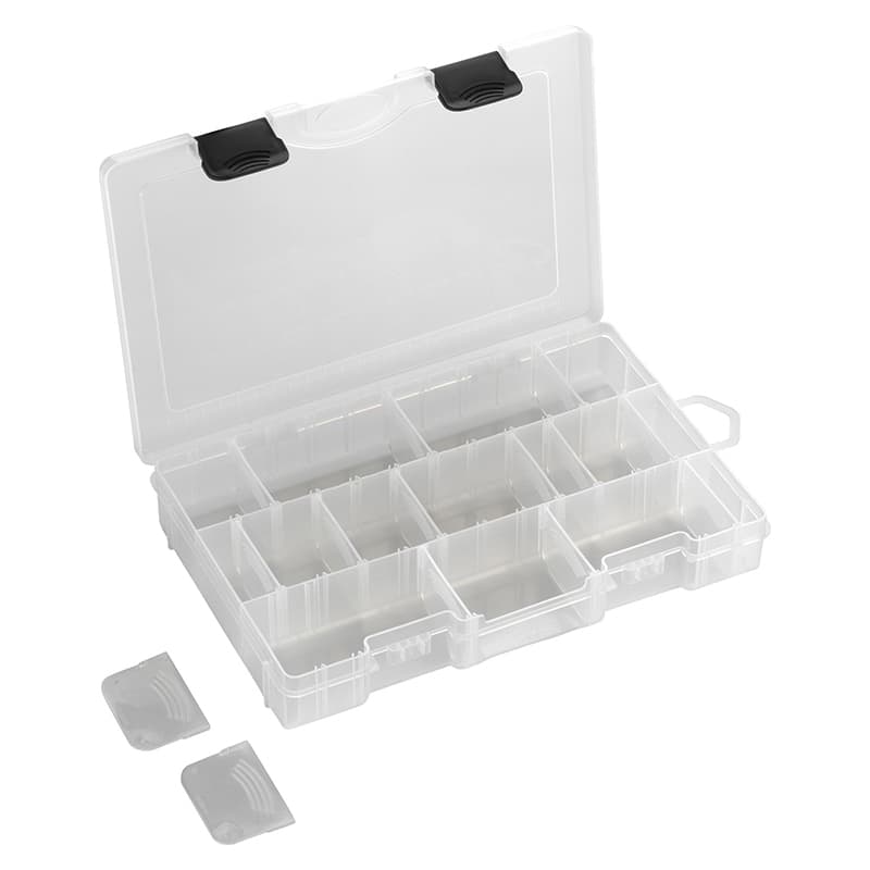 Boîte à leurres PLASTILYS - Compartiments amovibles 27 x 4,5 cm