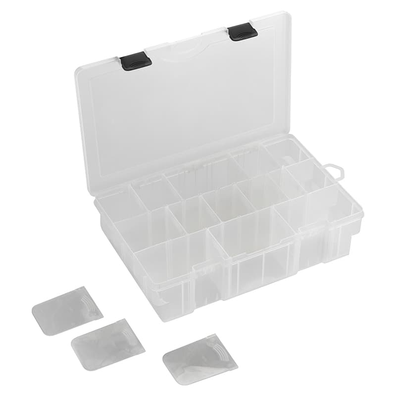 Boîte à leurres PLASTILYS - Compartiments amovibles 35,5 x 9 cm
