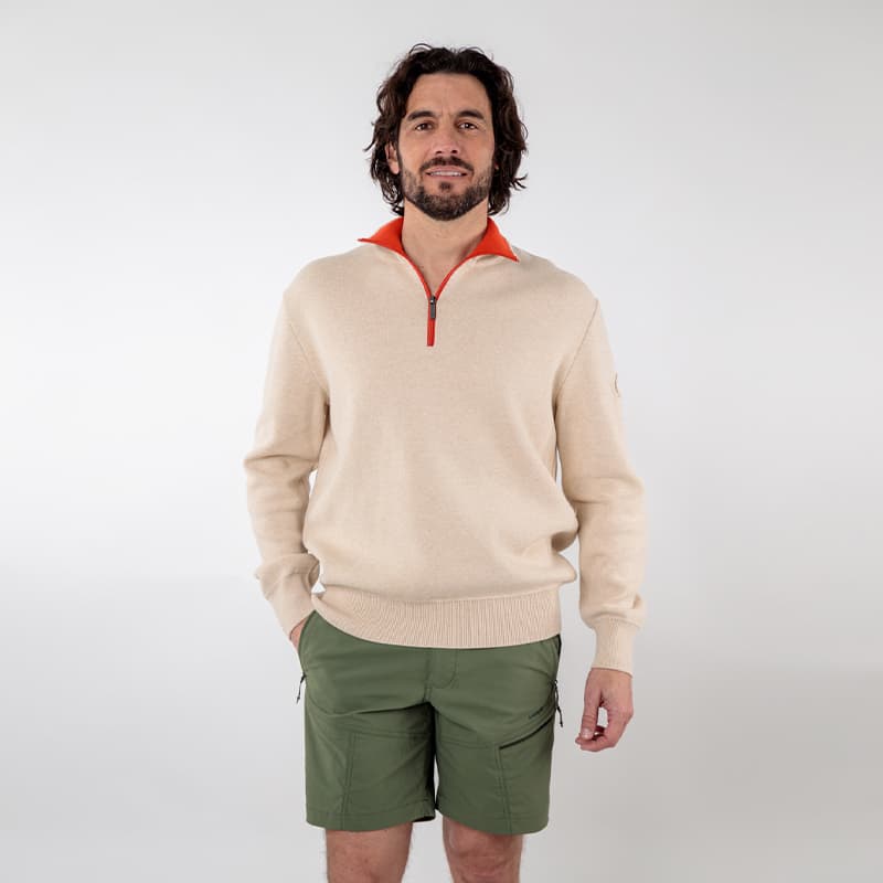 Pull camionneur ROYAL MER Albin 2XL Craie/Vitamine