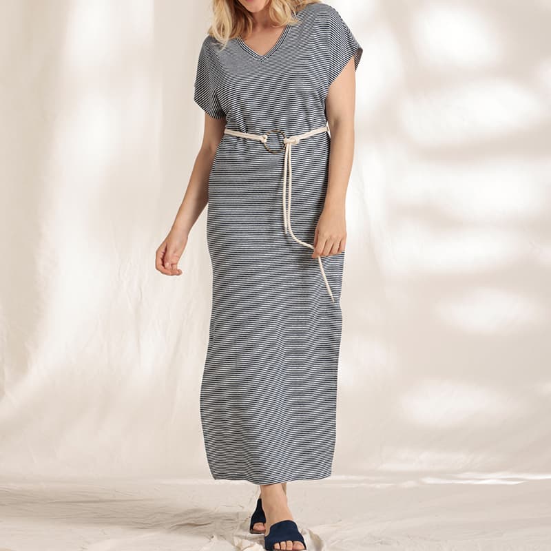 Robe MAT DE MISAINE Rimatara 38 1121 Ecru/Marine