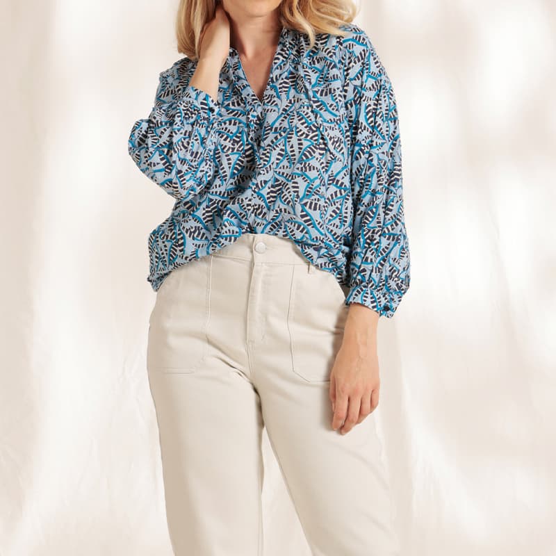 Blouse MAT DE MISAINE Corse II 40 I206 Imp.Vittel