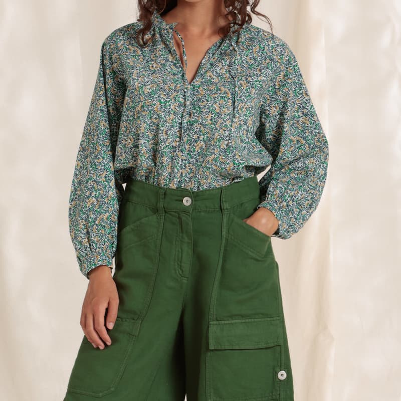 Blouse MAT DE MISAINE Corse 40 I803 Imp.Lemon