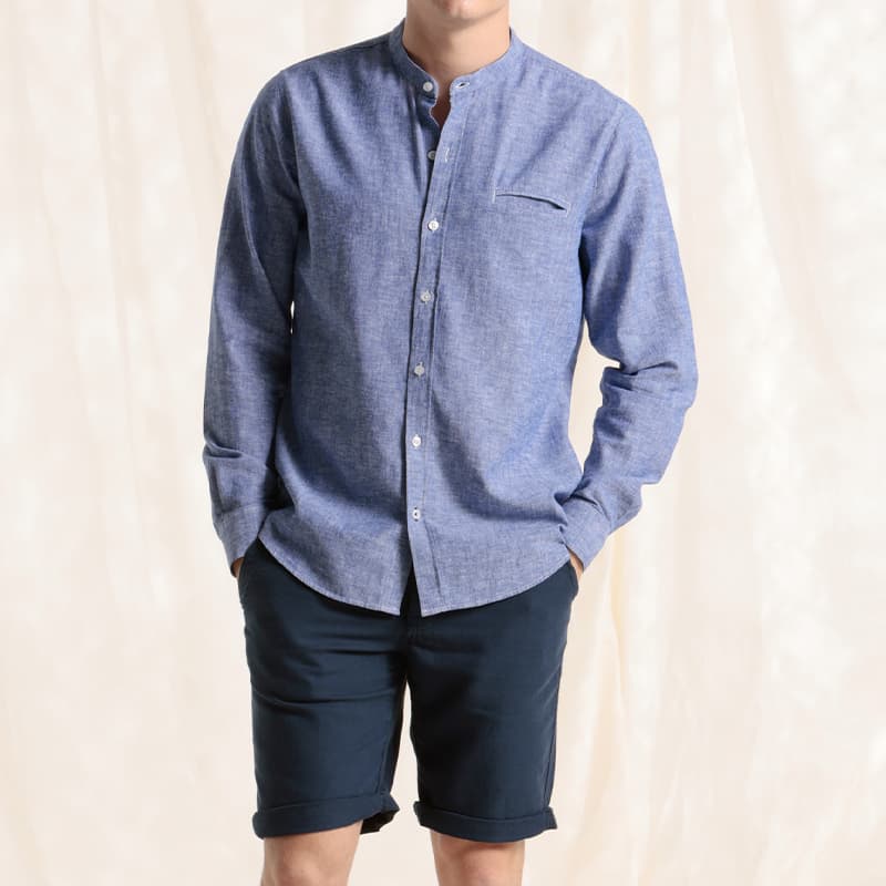 Chemise MAT DE MISAINE Canot 4 U243C Encre Clair