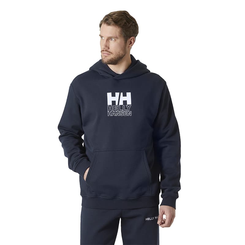 Sweat HELLY HANSEN Cotton Fleece Graphic XL 597 Navy