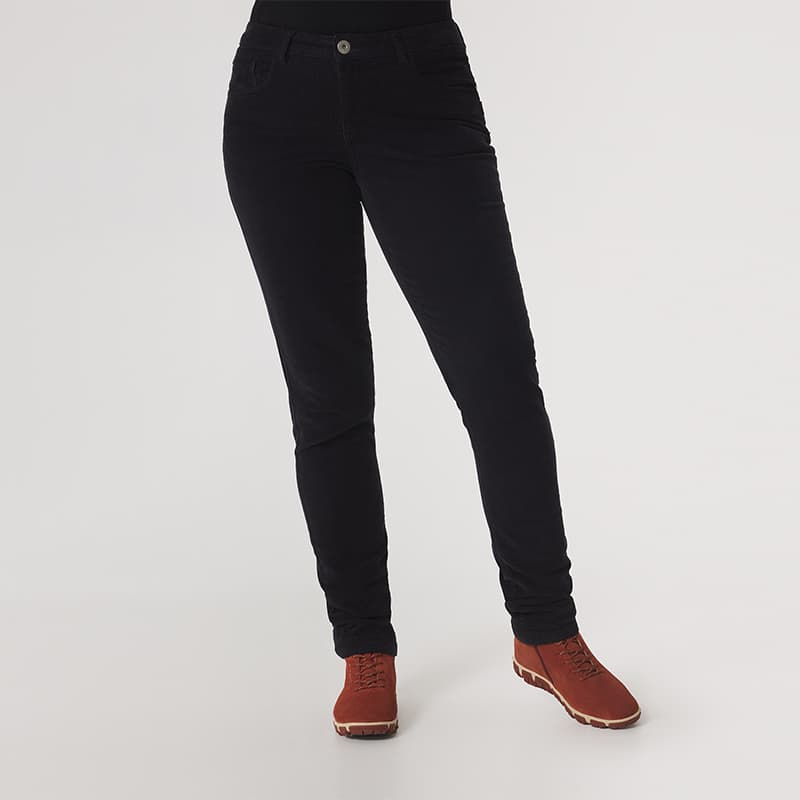 Pantalon velours TBS Carlypan 42 024 Noir