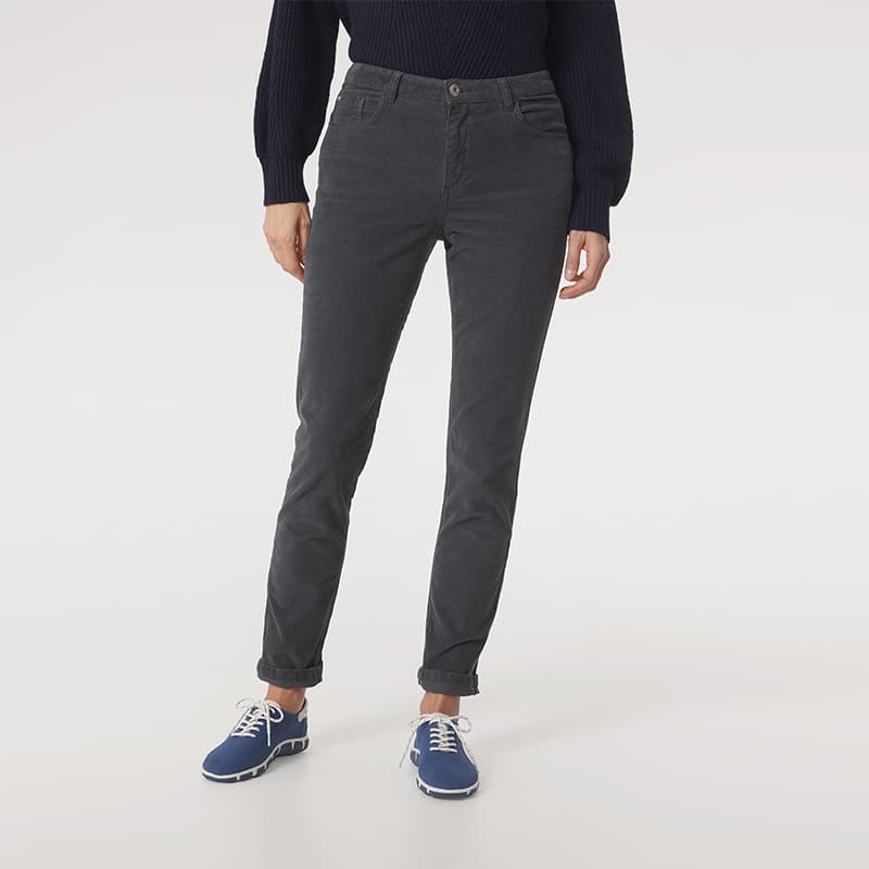 Pantalon velours TBS Carlypan 40 488 Sapin