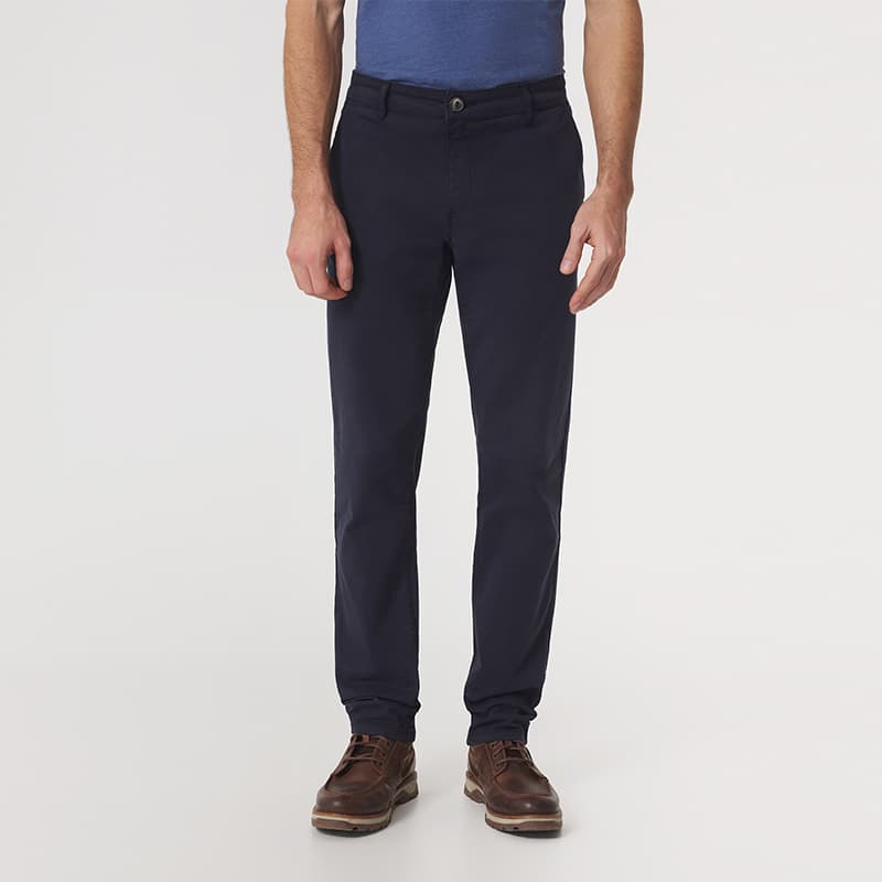 Pantalon chino TBS Filaofan 40 032 Marine