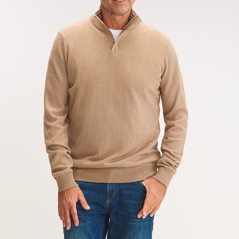 Pull camionneur TBS Malikcam 3XL 013 Beige