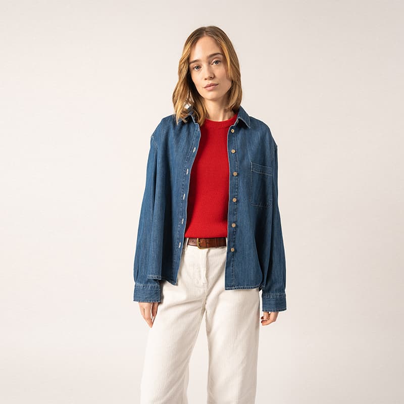 Chemise SAINT JAMES Tea ML 42 Cooper Jean