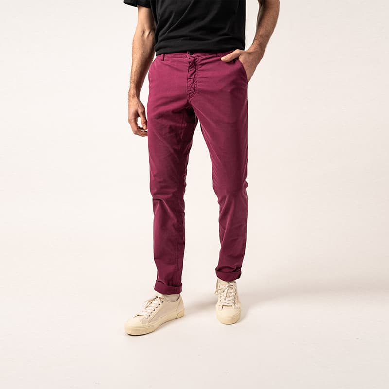 Pantalon SAINT JAMES Voile Hiver II 40 Prune