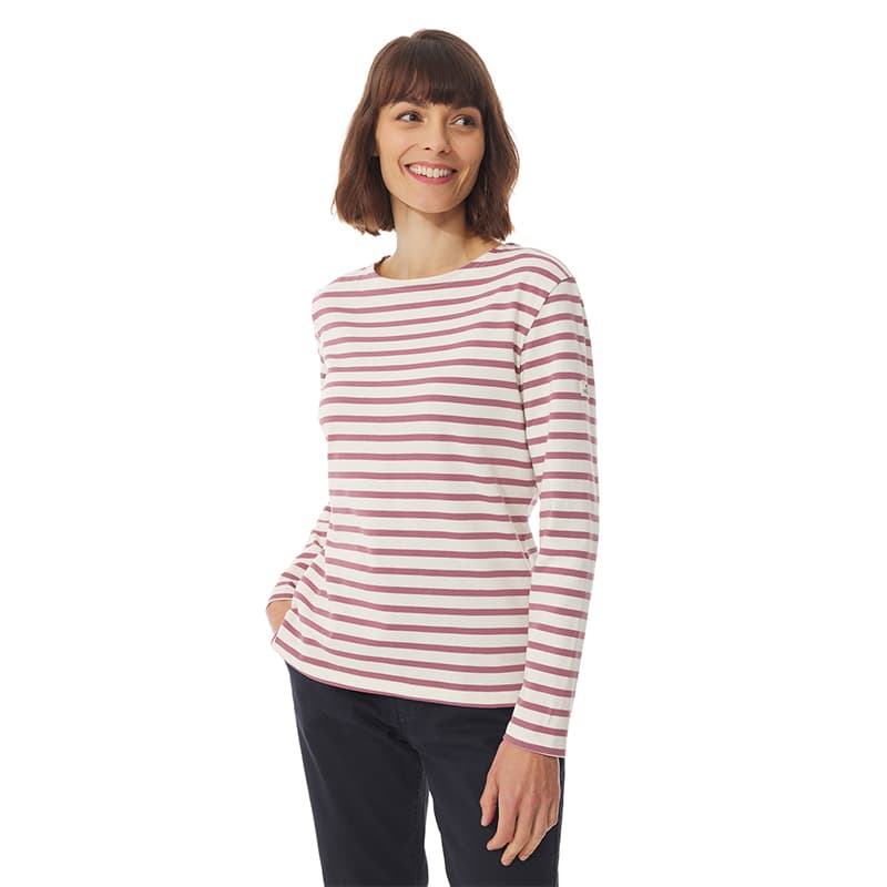 Marinière MOUSQUETON Marinella-B 38 Ecru/Orchid