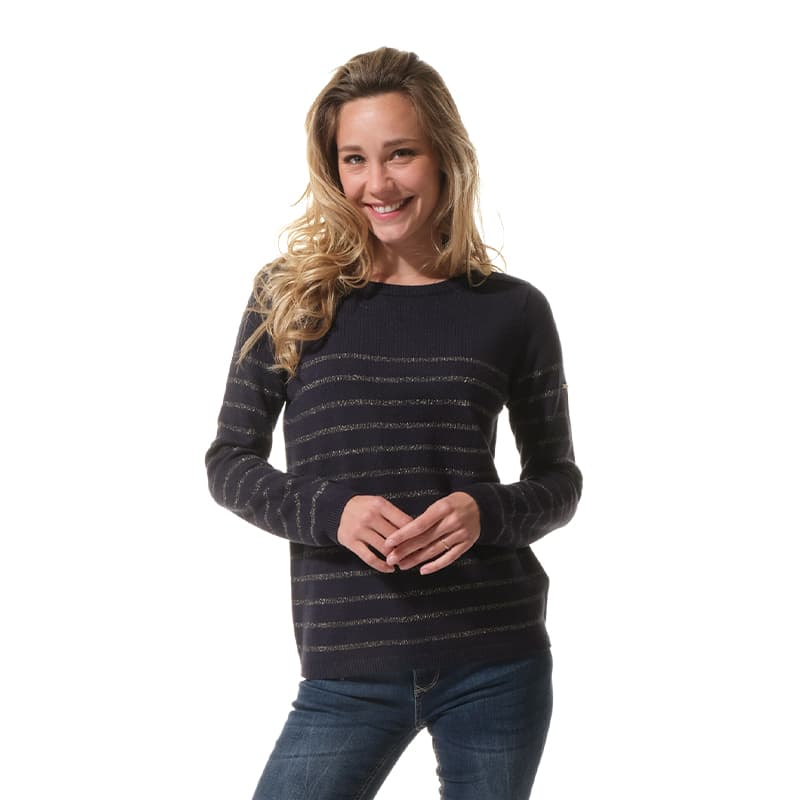 Pull HUBLOT Mosaline 2XL Marine/Dore