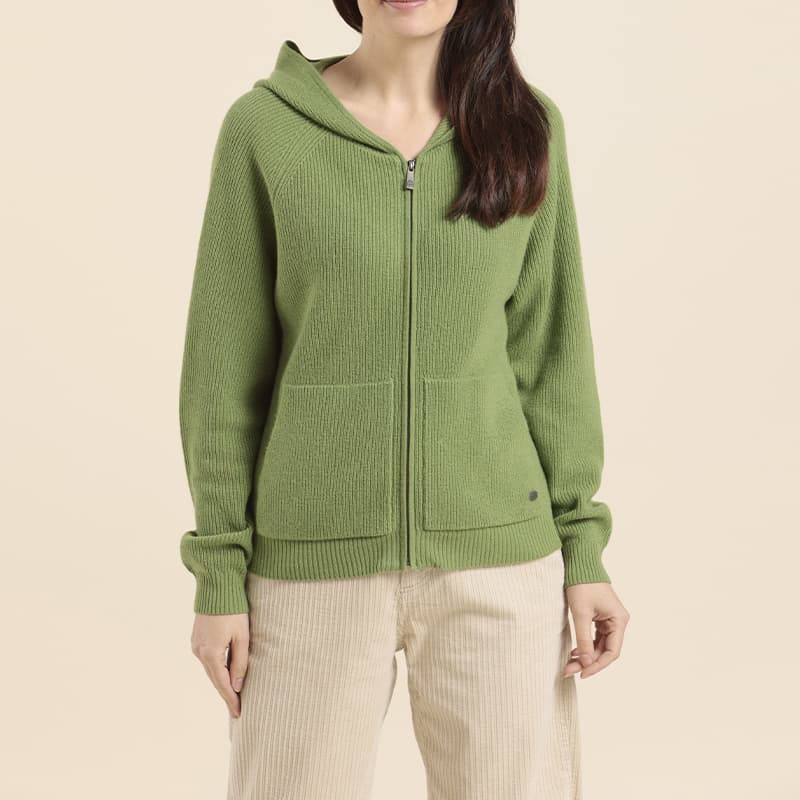 Pull zippé MAT DE MISAINE Tina Card I M U562 Absinthe