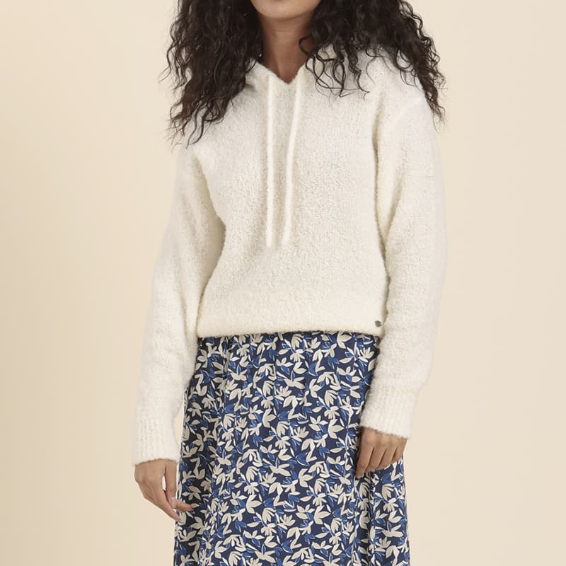 Pull à capuche MAT DE MISAINE Toundra S U15 Calcaire