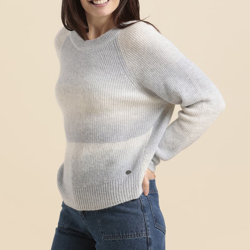 Pull MAT DE MISAINE Tribord XS Mo228 Mouline Opale