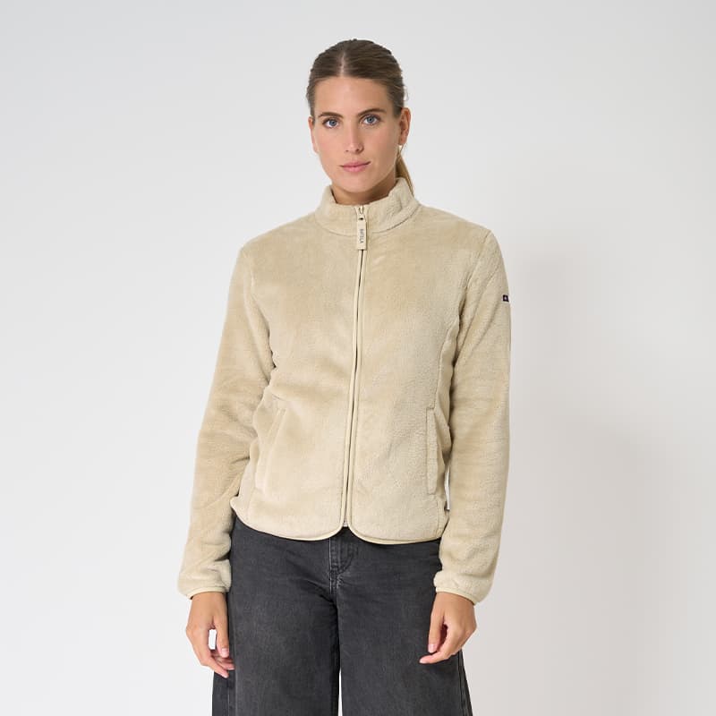 Veste Teddy Polaire BATELA 36 OY Oyster Gray