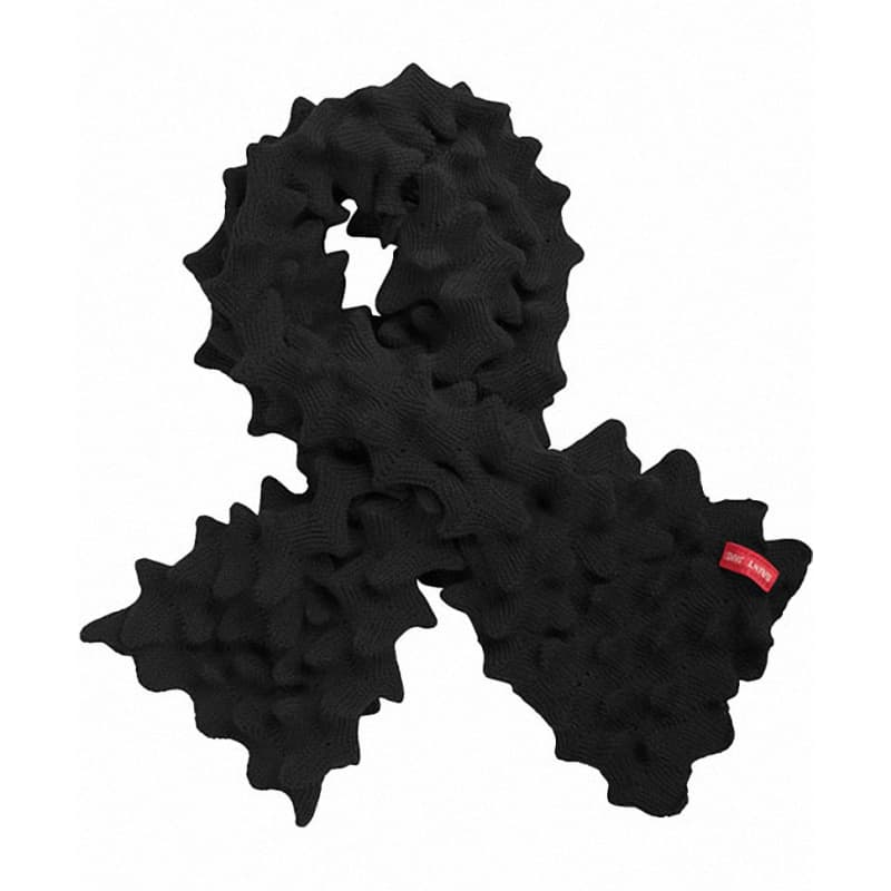 Echarpe SAINT JAMES Alveole Unie Noir ADULTE