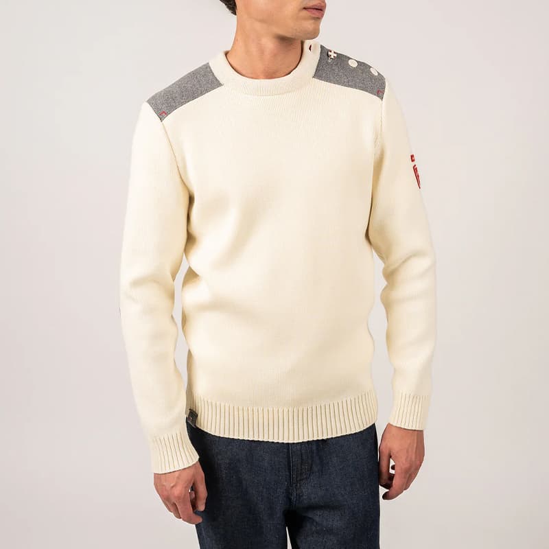 Pull SAINT JAMES X ARPIN Moraine Arpin XL Ecume
