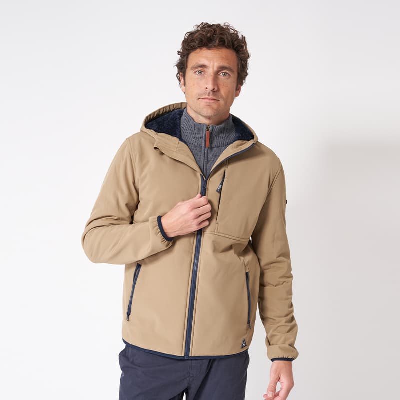 Veste Softshell doublée polaire BATELA XL ELMW Elmwood