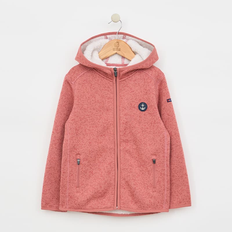 Veste à capuche intérieur polaire  BATELA 10 Ans LM Light Mahogany