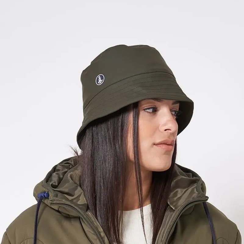 Bonnet de pluie doublé polaire BATELA L KH Khaki