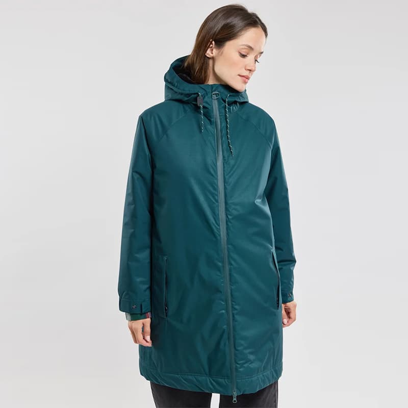 Parka longue imperméable BERMUDES Billda 38 b275 Emeraude