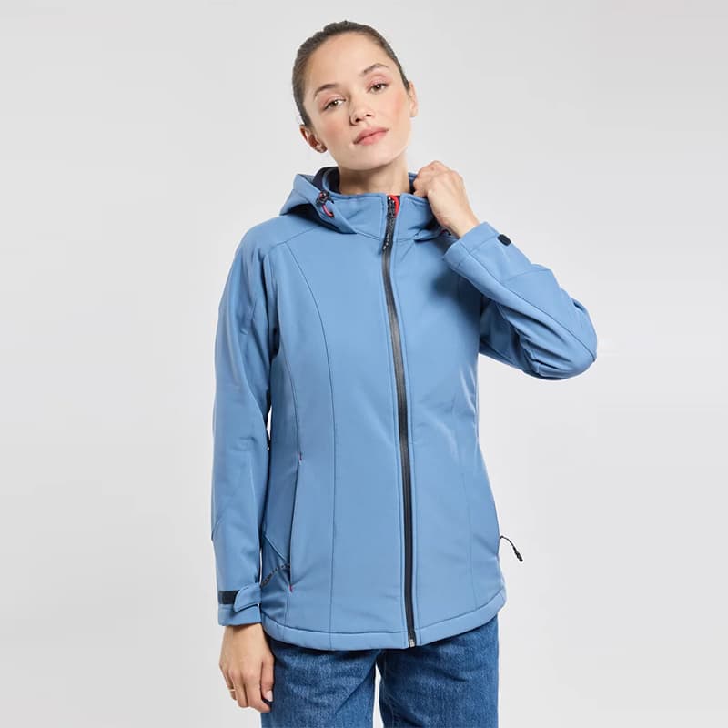 Veste Softshell doublée polaire BERMUDES Sitia S bA59 Bleu horizon