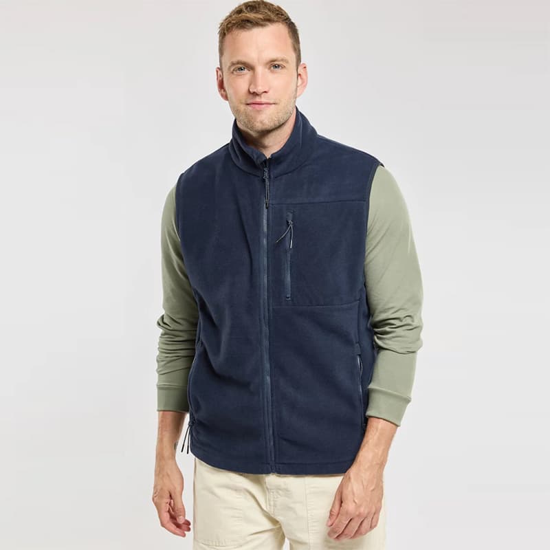 Veste polaire sans manches BERMUDES Peria S b630 Brique