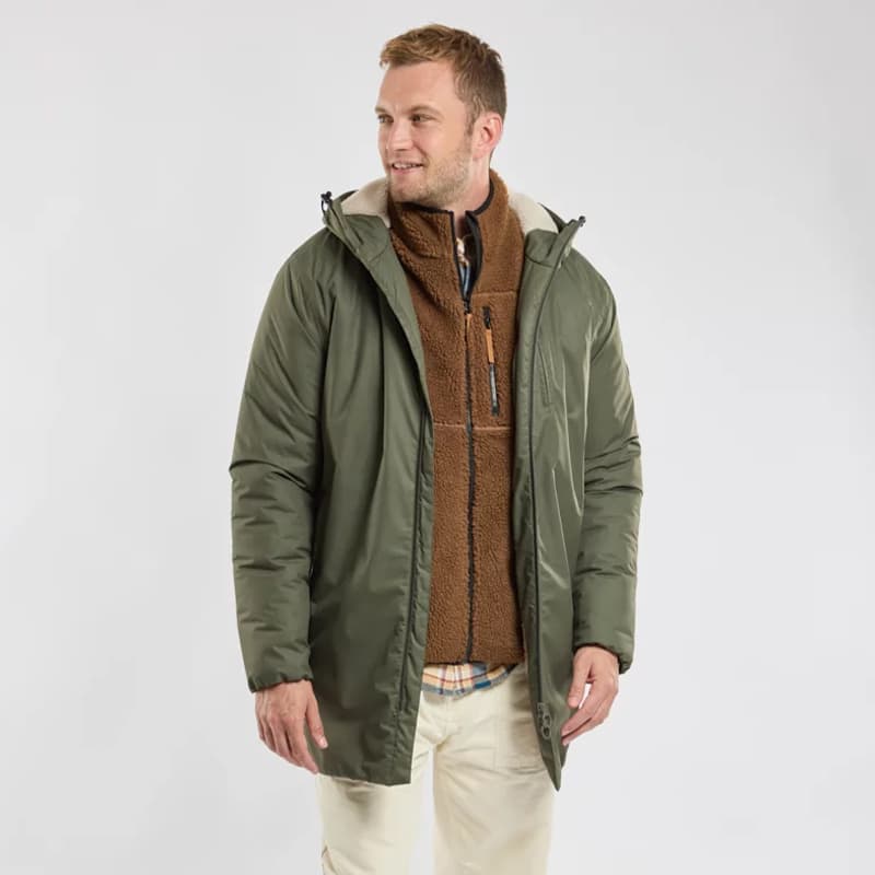 Parka imperméable doublée polaire BERMUDES Huston XL b072 Kaki