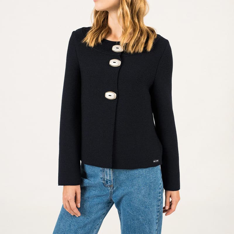 Gilet SAINT JAMES Adrets reedit 44 Navy