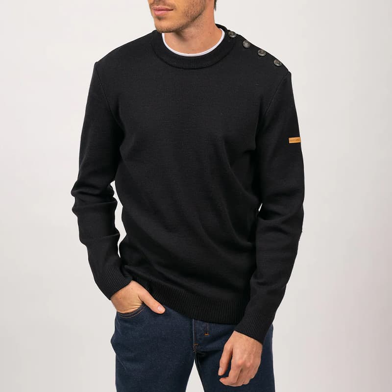 Pull SAINT JAMES X Atelier Tuffery Patrimoine XL Marine