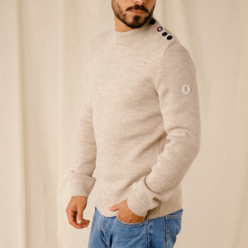 Pull ROYAL MER Adrian XL Beige