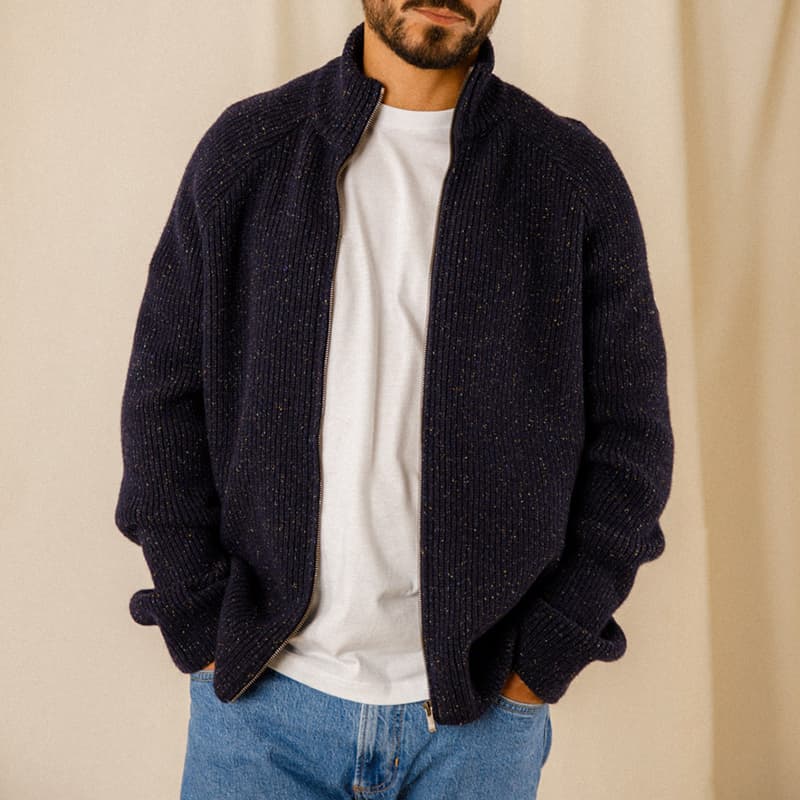 Blouson zippé ROYAL MER Sam XL Marine