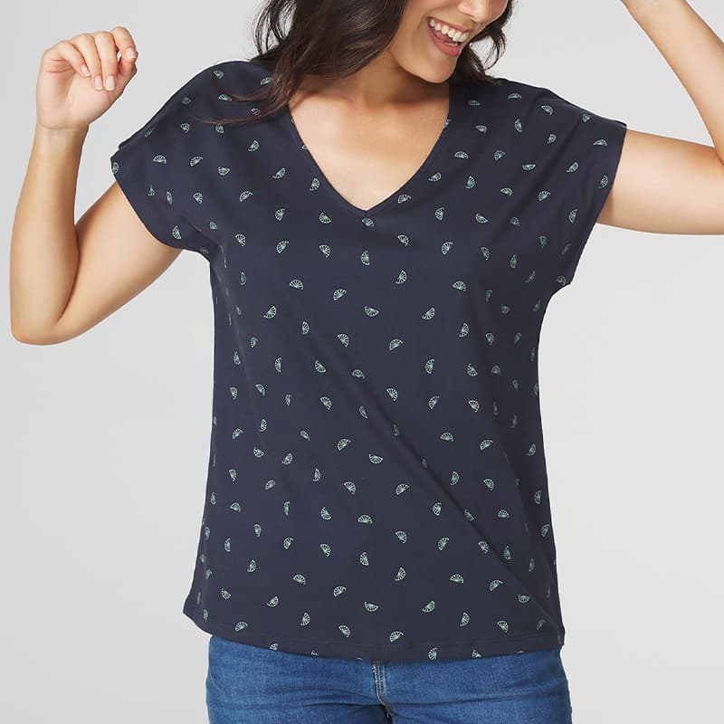 T-shirt TBS Eddensan M 612 Navy