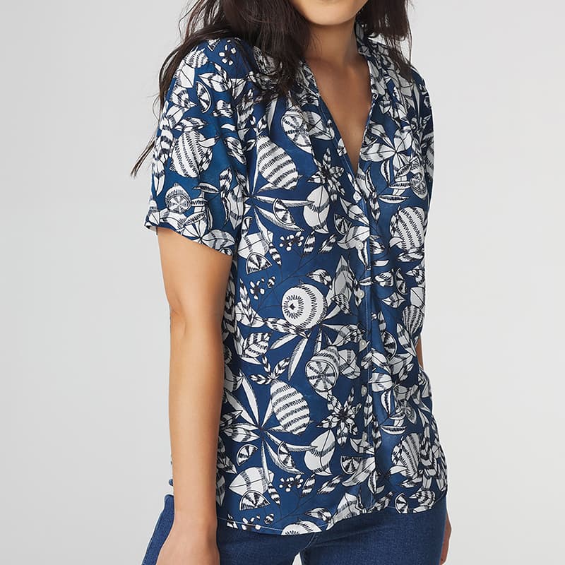Chemise TBS Janiecha 46 612 Navy