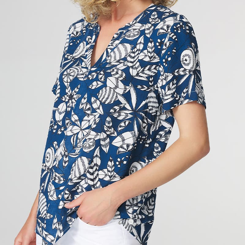 Blouse TBS Janiemis 42 612 Navy