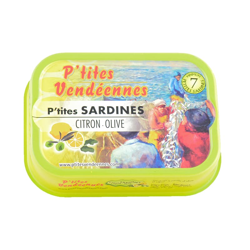 P'tites Sardines P'TITES VENDÉENNES - Citron Olive