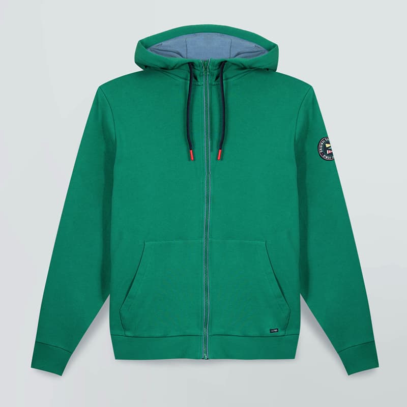Sweat zippé TBS Gianizip L 418 Cactus